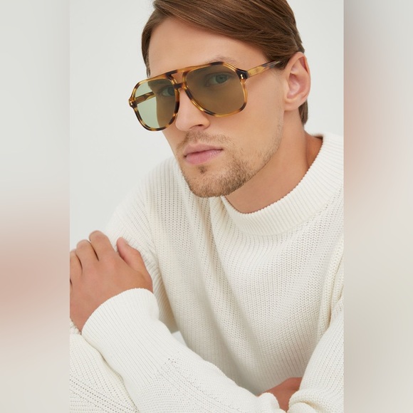 NEW GUCCI GG1042S 004 UNISEX AVIATOR SUNGLASSES GUCCI GG1042S - Picture 1 of 11